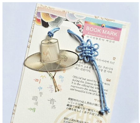 Marque-page en métal à motif traditionnel K-Pop, cadeau pour étrangers